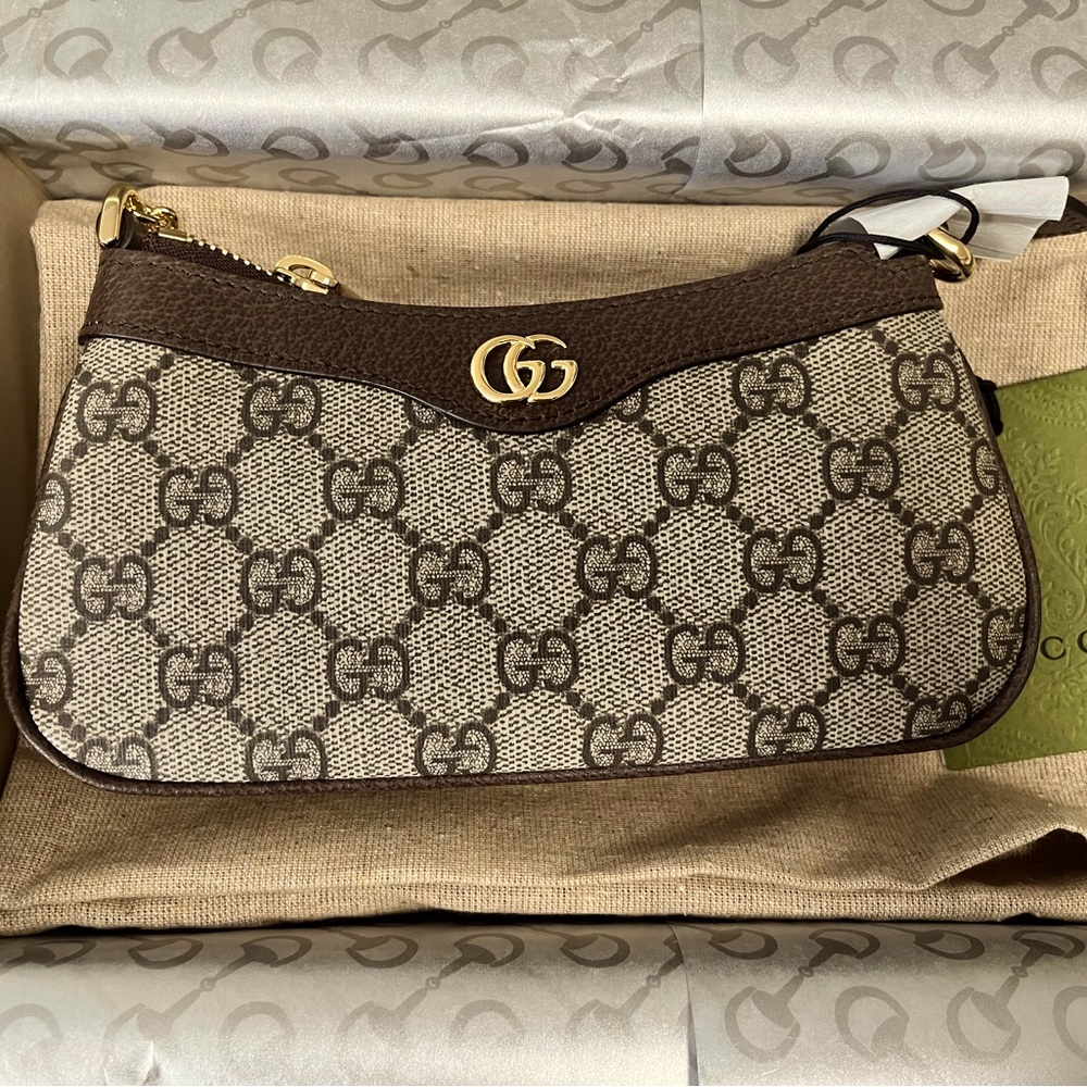Gucci brand new with tags Ophidia mini bag, beige